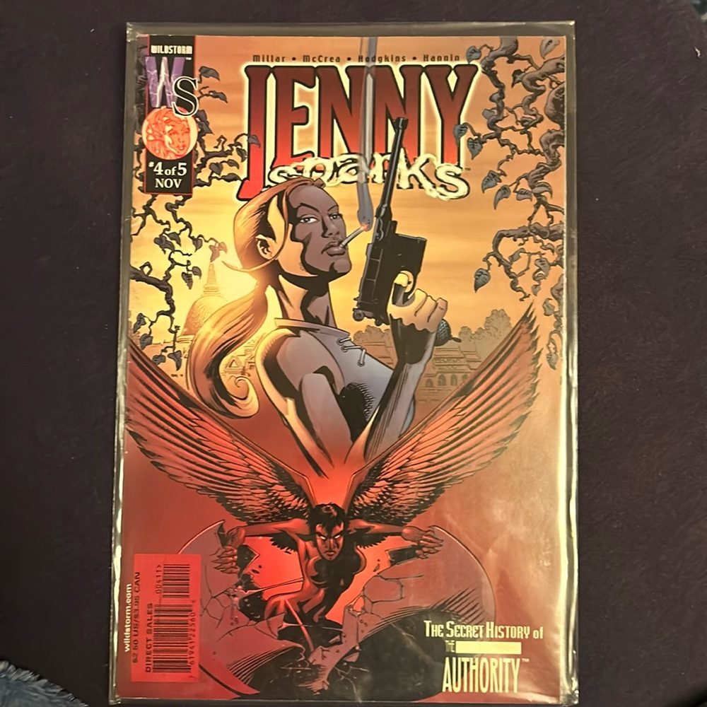 Windstorm Jenny sparks single issue comic #4 cover  the secret history of the au